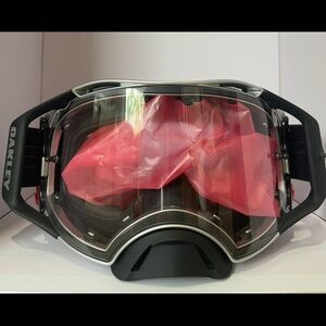 Oakley Airbrake MTB Black and Silver Goggles